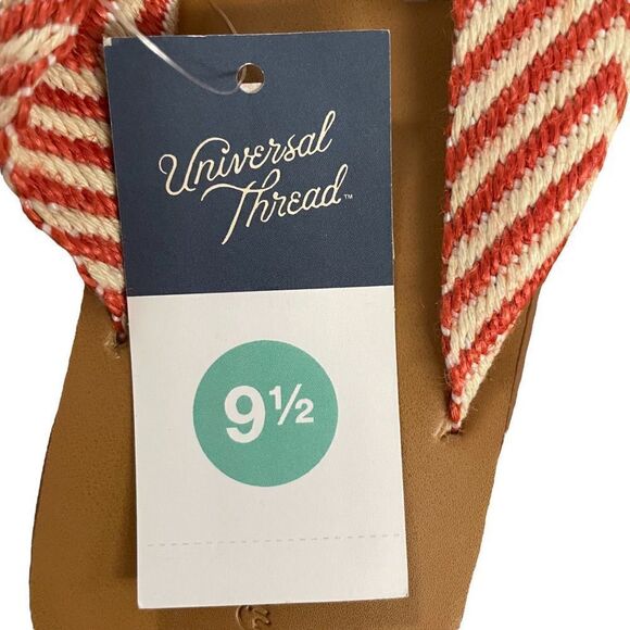 Universal Thread ~ Women's Louise Chevron Print Knotted Slide Sandal ~ size 9.5 - Picture 7 of 7